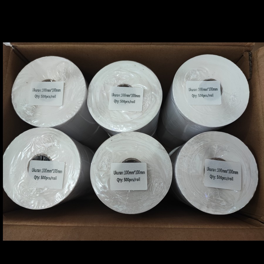 

Label Stiker Thermal 100x100x500pcs Termurah