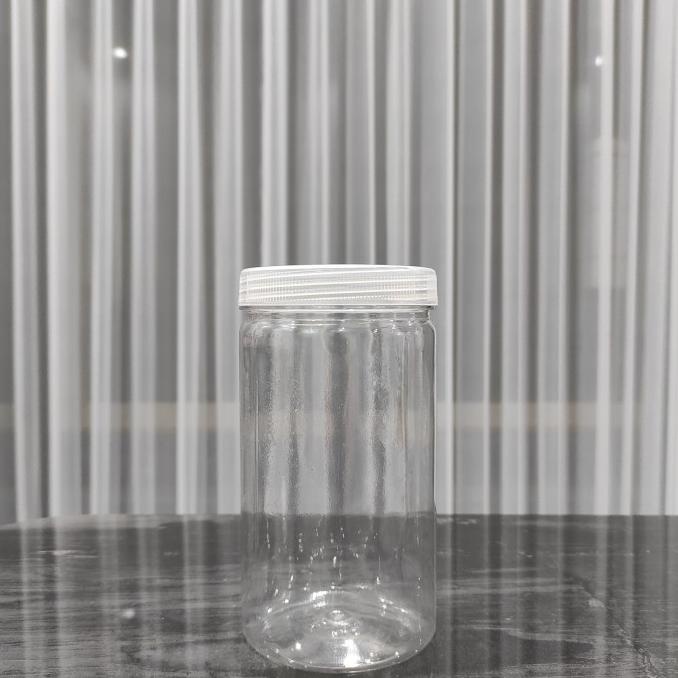 Toples Plastik 1 Liter - Toples Tabung 1 Liter - Toples Kue Snack