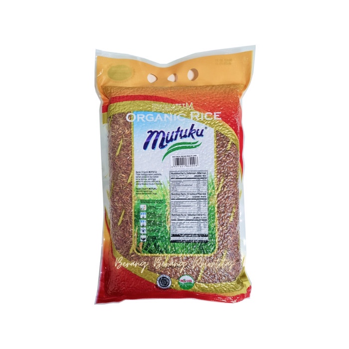

Beras Merah Organik Mutuku PK 2 kg Organic Rice Mutuku PK Red 2 kg