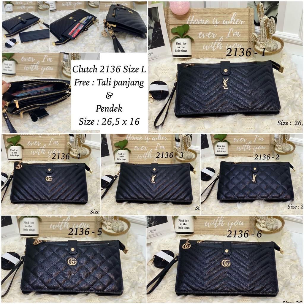 CLUTCH TALI PANJANG &amp; TANGAN / 3 ruang