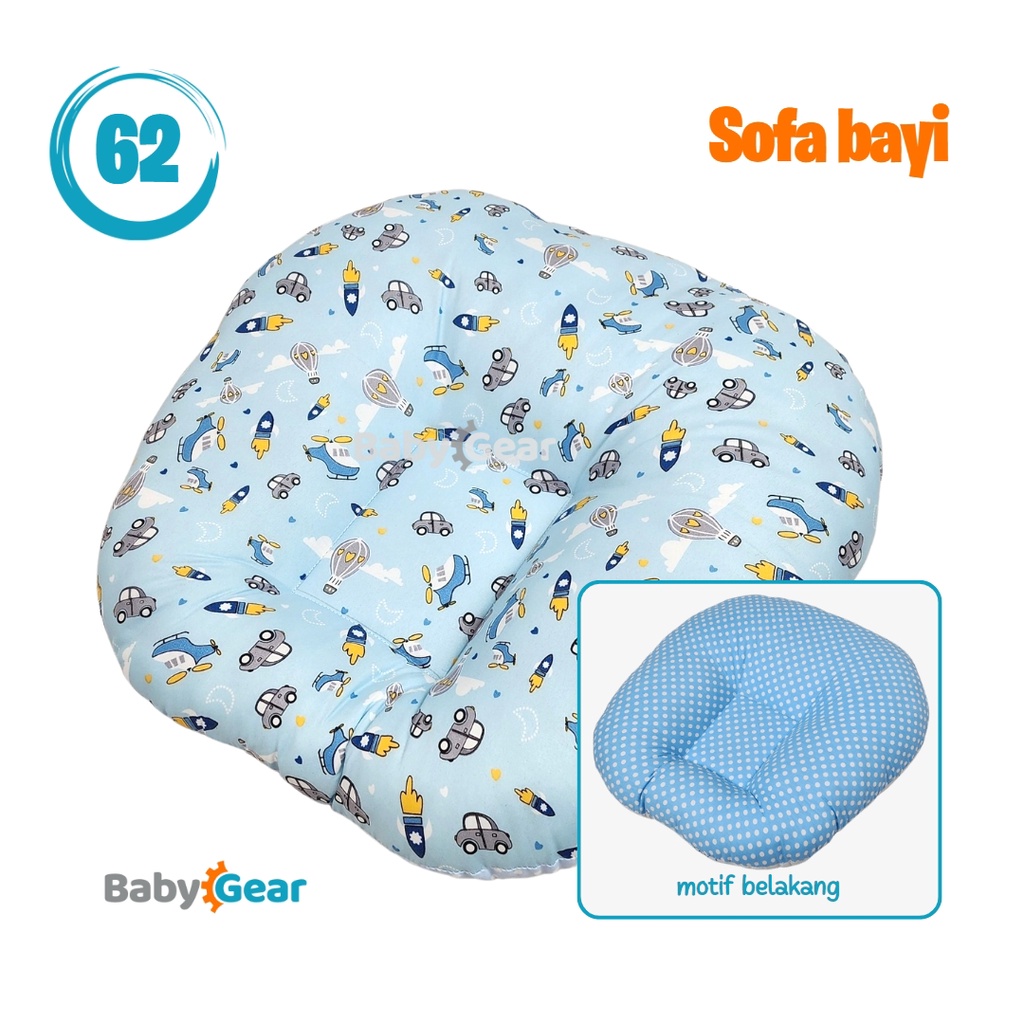 [Paket hemat] Bantal sofa baby / sofa bayi  multifungsi  /kasur empuk bayi - motif 01