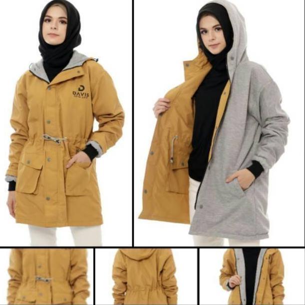 LANGSUNG ATC Jaket Parka Hijab | DAVIS | ORIGINAL