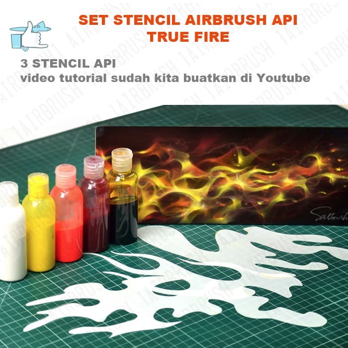 

Terlaris Stencil Api - True Fire Set