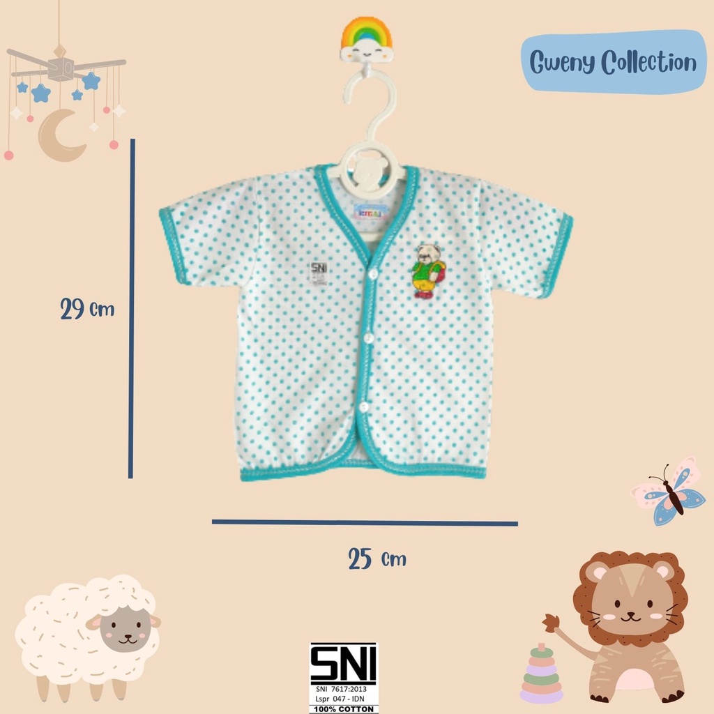 BAJU YKS ANAK BAJU SINGLET/KUTUNG BAYI/NEWBORN UNISEX TANPA LENGAN (AKX)