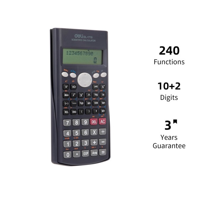 

Best Seller Kalkulator Scientific Deli 1710 Kalkulator Sekolah