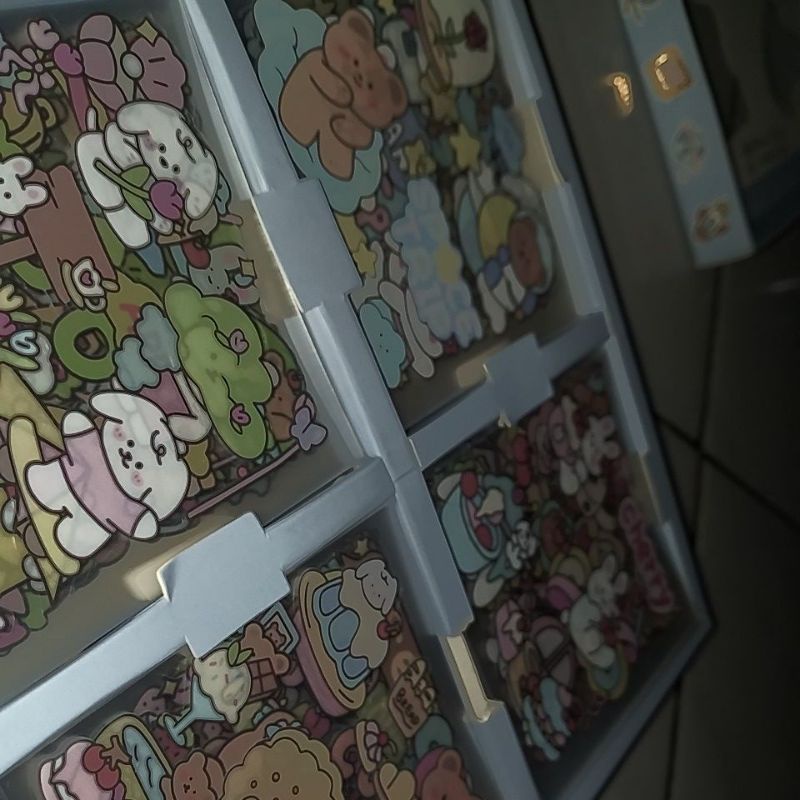 

stiker bear aesthetic 4 warna