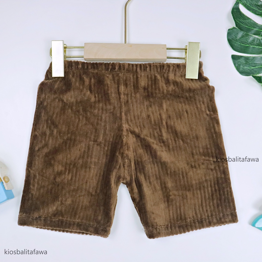 Code Short Pants uk 3-5 Tahun / PREMIUM Celana Main Ketat Pendek Balita Cewek Polos Anak Perempuan