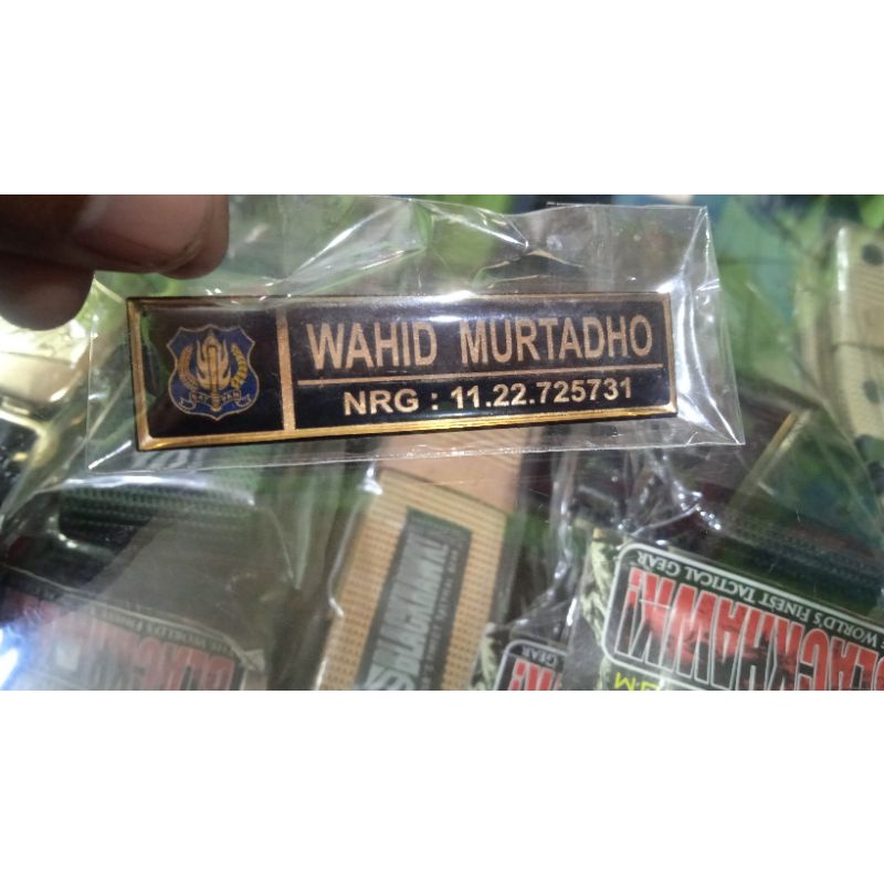 

NAMETAG LOGO+NAMETAG+MAGNET NAMETAG+PENITI NAMETAG+LOGOBANSER NAMETAG+LOGOKOKAM NAMETAG+LOGOSATPAM