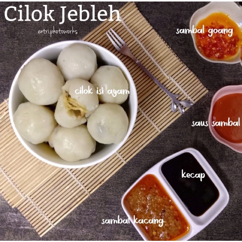 

CILOK JEBLEH Mix Sambal Goang dan Bumbu Kacang // Isi 40pcs dengan Kemasan Vacum/Frozen