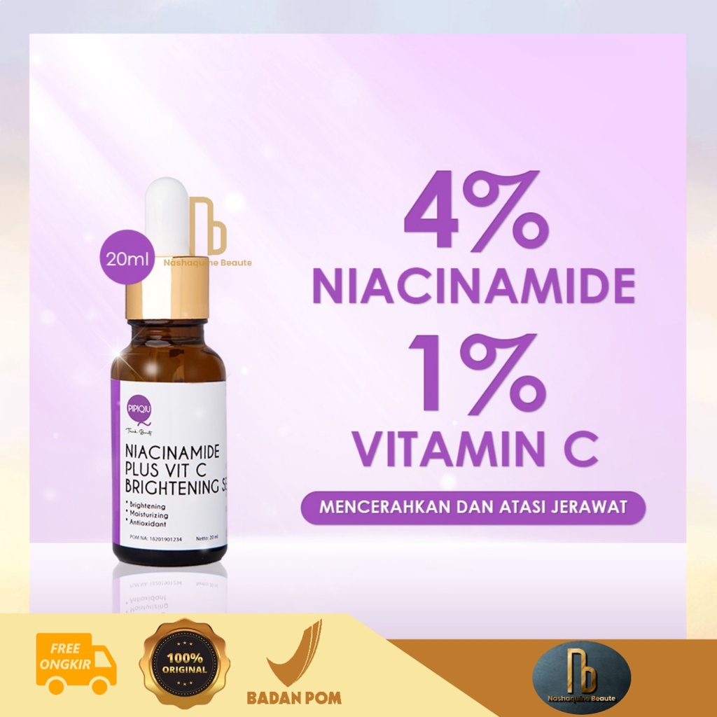 PIPIQIU Niacinamide Plus Serum + Vitamin C