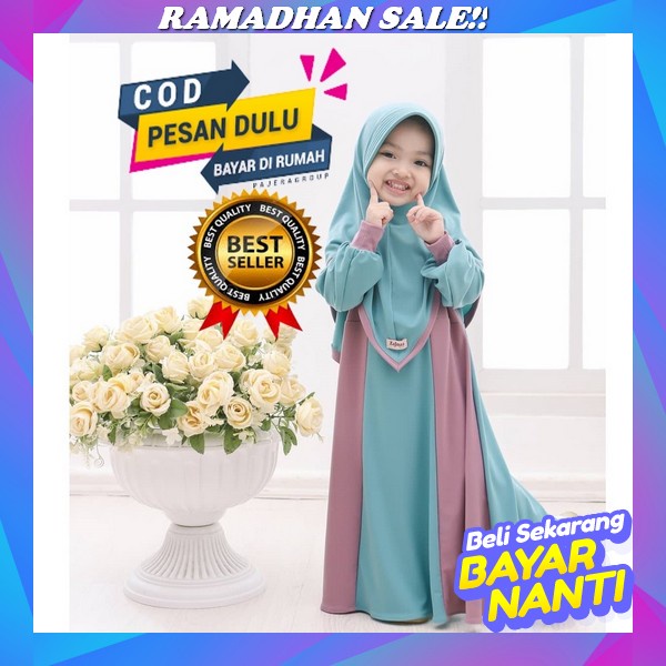 Gamis Anak Cewek Tanggung Umur 9 12 Thn Terbaru 2023 3 4 Tahun 8 7 1 10 5 Pakaian Games Model Simpel