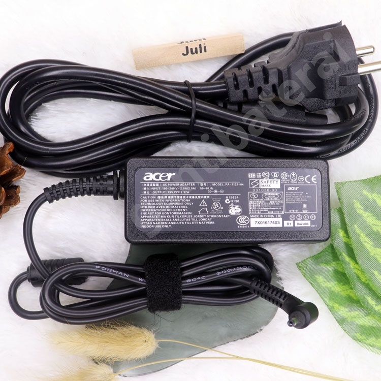 Adaptor Charger Acer Aspire 19V 2.37A 45 Watt 3.0x1.1mm