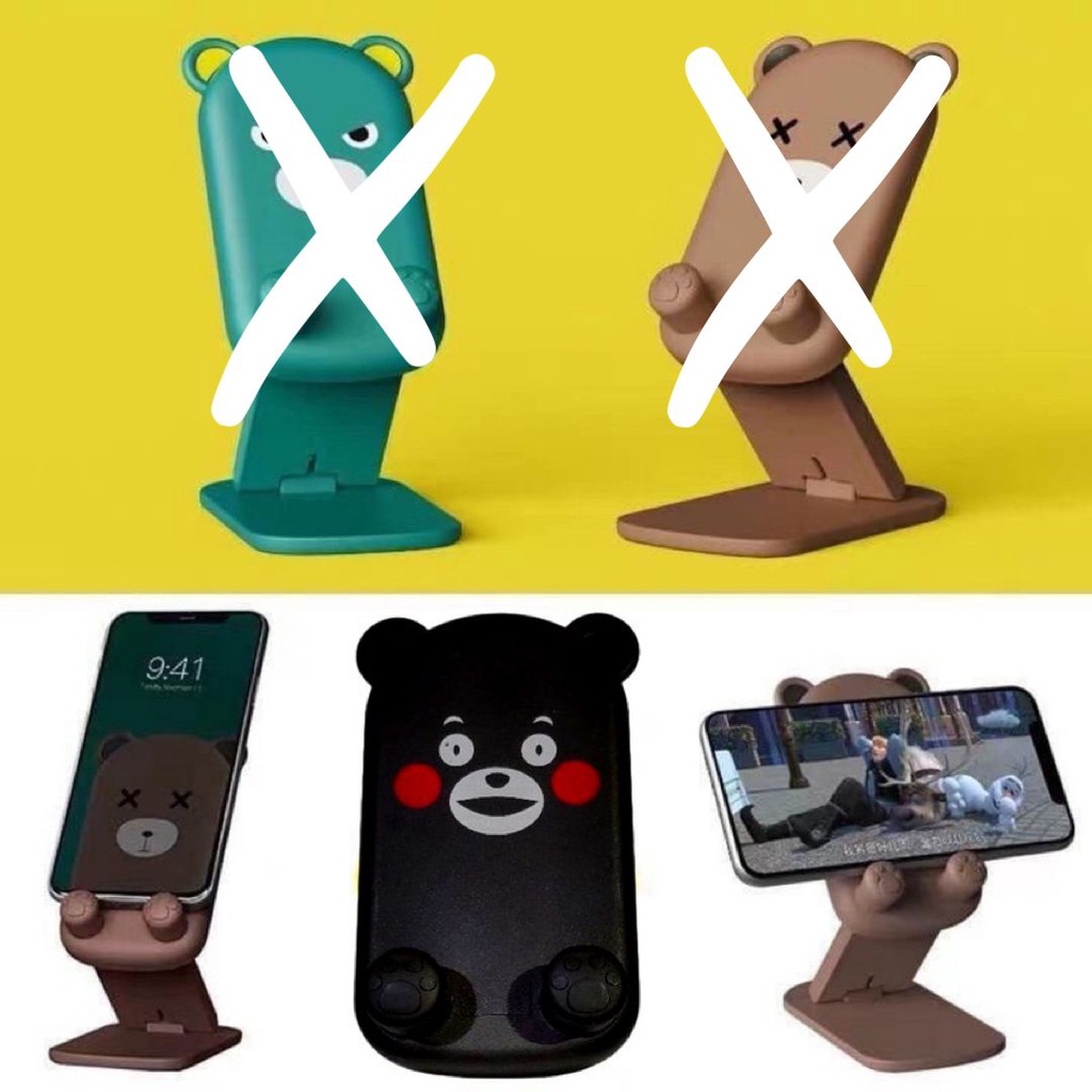 Holder HP Karakter HD40 Folding Stand Karakter HD-40 STANDING HP UNTUK IPHONE SAMSUNG OPPO VIVO XIAOMI REALME DAN SEMUANYA