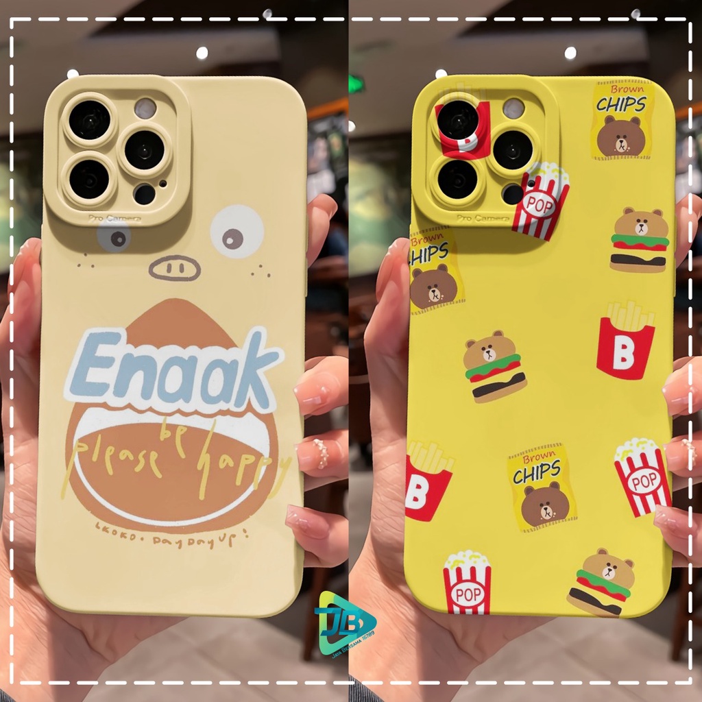 CUSTOM CASE SOFTCASE SILIKON PROCAMERA YUMMY CUSTOM IPHONE 6 6S 7 7+ 8 8+ X XS MAX 11 12 13 14 PRO MAX JB7574