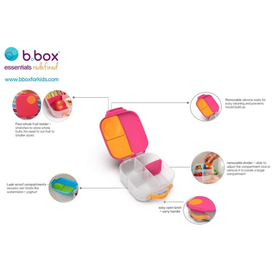 NEW BBOX MINI LUNCH BOX / TEMPAT MAKAN ANAK SEKOLAH / TEMPAT BEKAL