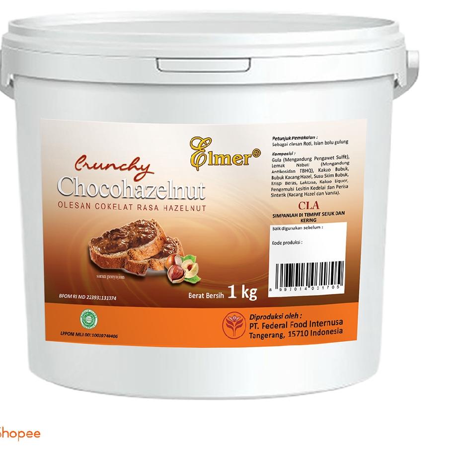 

❉ Elmer Spread Crunchy Choco Hazelnut 1kg ✴