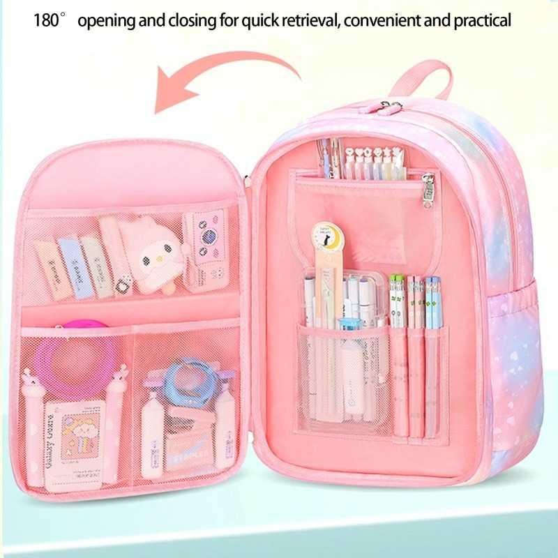 Tas Ransel Sekolah Anak Side Open Size L - A-PSL1 - Pink