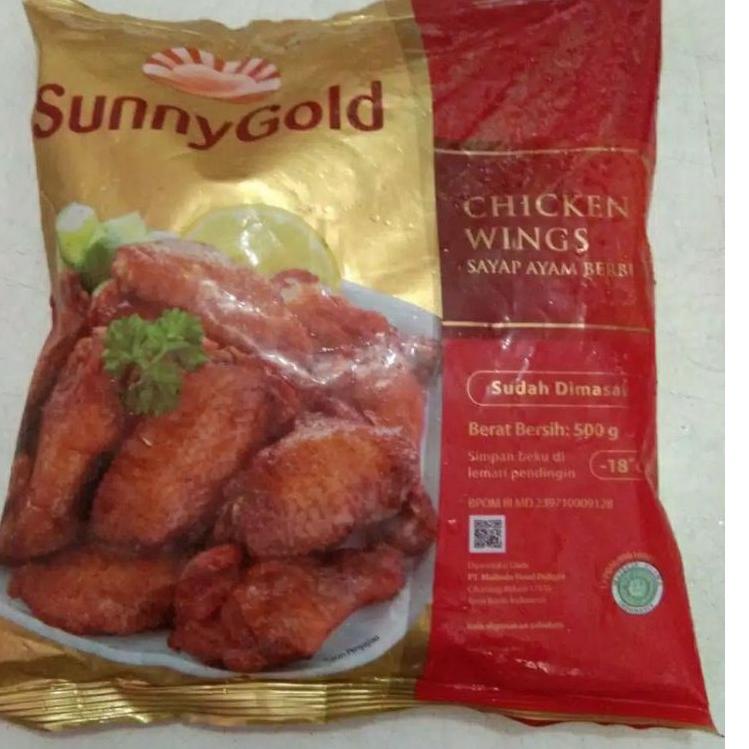 

♩ Sunnygold chicken wings sunny gold sayap ayam 500gr ☑