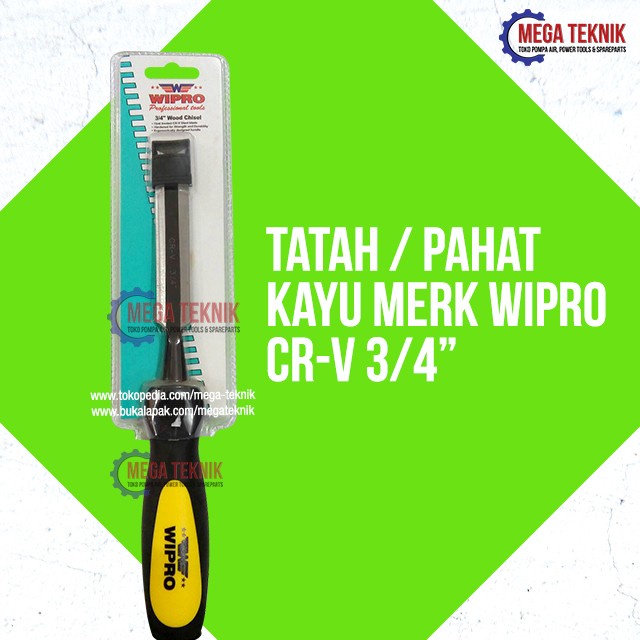 Termantab] Tatah / Pahat Kayu / Wood Chiesel Wipro CR-V 3/4"