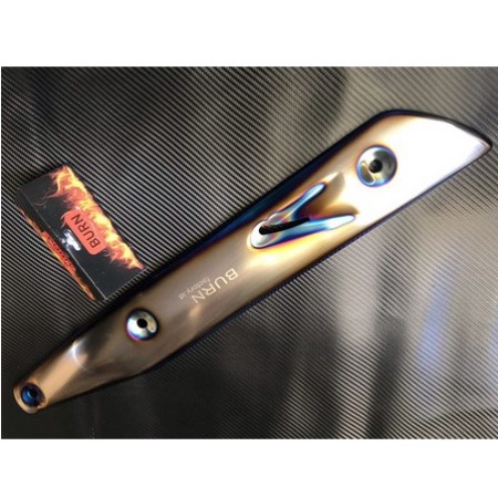 Tameng Knalpot Wave125 Titanium BURN Wave 125 Titanium