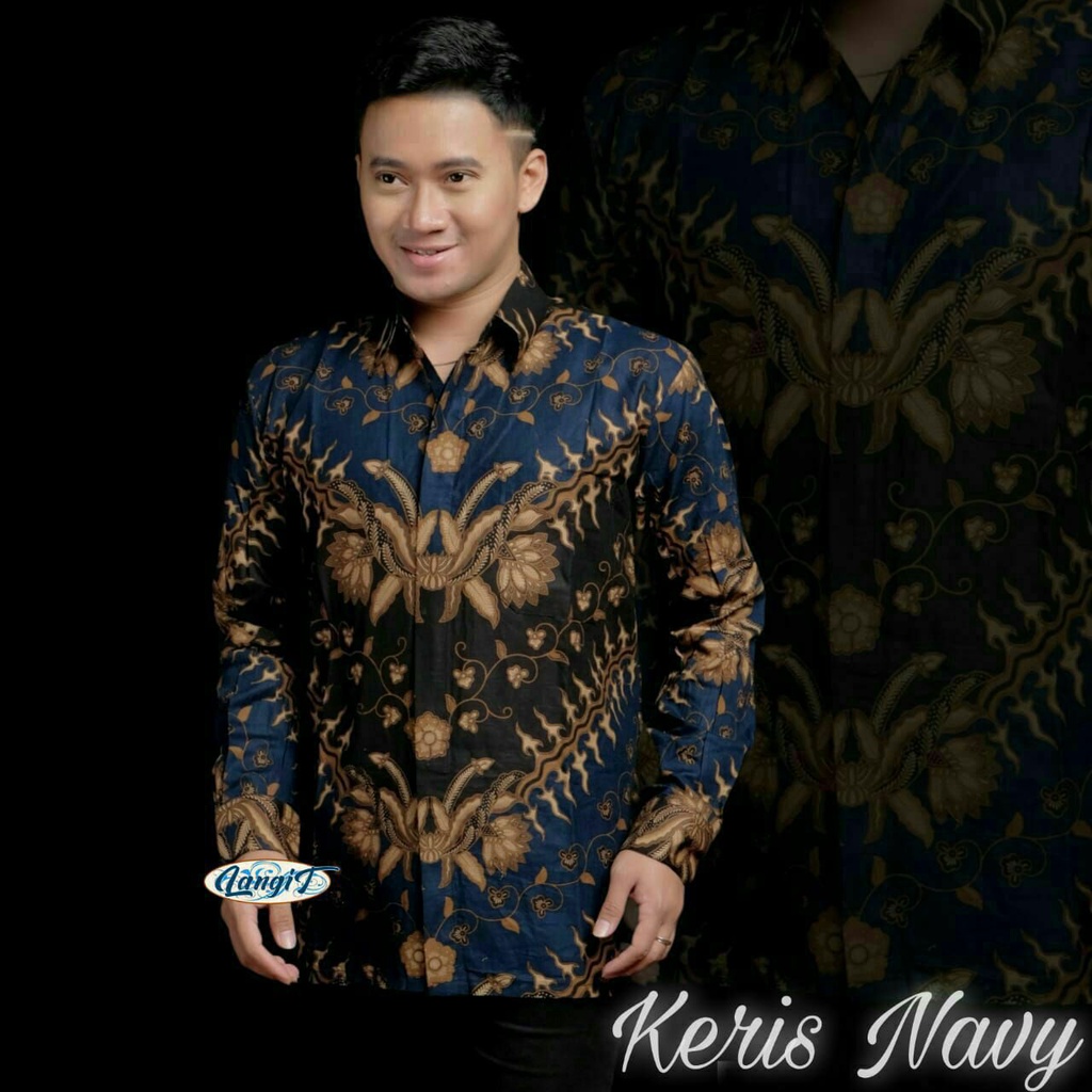 ATASAN  Batik Pria  lengan panjang  jumbo/ BAJU Kemeja Size Seragam Size Lengkap