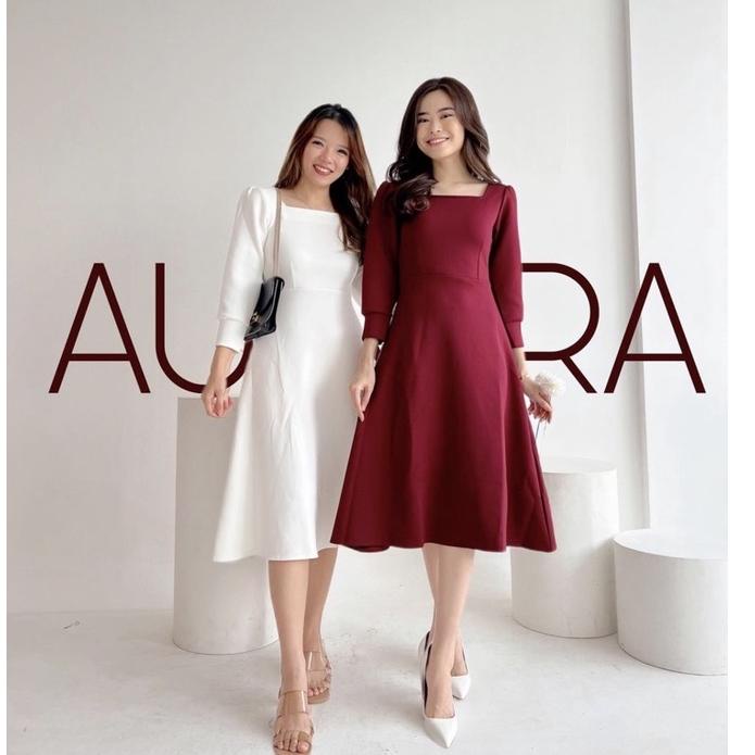 TERBARU DRESS AURORA / DRESS POLOS / DRESS PANJANG / DRESS KOREA / EC 8175