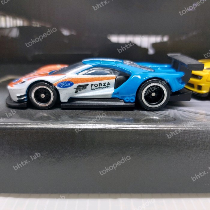HOT WHEELS PREMIUM 16 FORD GT RACE FORZA MOTORSPORT BOX EXCLUSIVE TERBARU