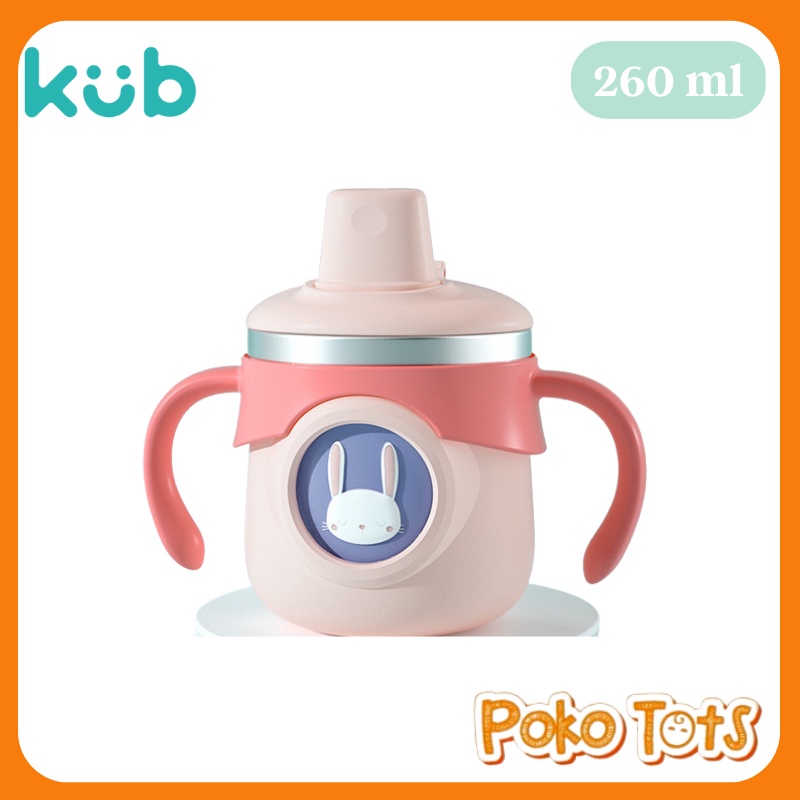 KUB Stainless Steel Milk Cup Baby 260ml Botol Minum Stainless Anak KUB