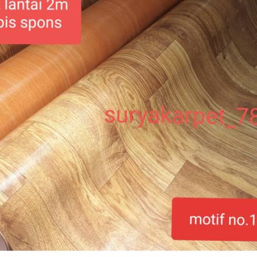 ❄ KARPET PLASTIK/KARPET LANTAI VINYL SPONS PERLAK LANTAI UKURAN L 2m TEBAL 1.2mm dijual  per 1mtr ✼