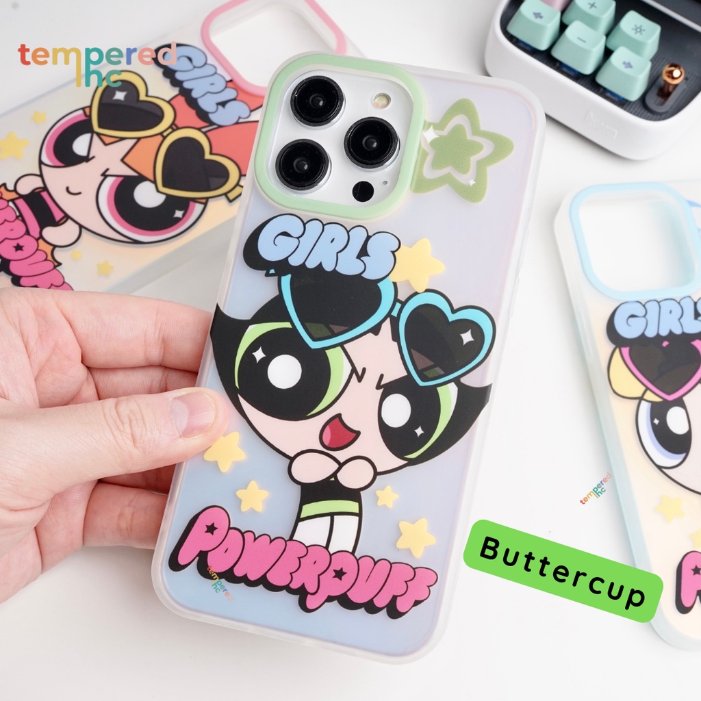 NEW !! Premium Case Iphone PowerPuffGirl ( Iphone 11 - 14promax READY ! )