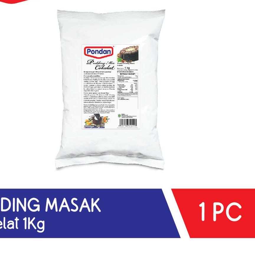 

✦ Pondan Pudding Masak 1Kg (Cokelat/Vanila/Mangga/Strawberry) ✯