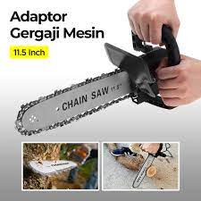 STANG GERGAJI KAYU CHAINSAW ADAPTOR GERINDA TANGAN CHAINSAW 12In