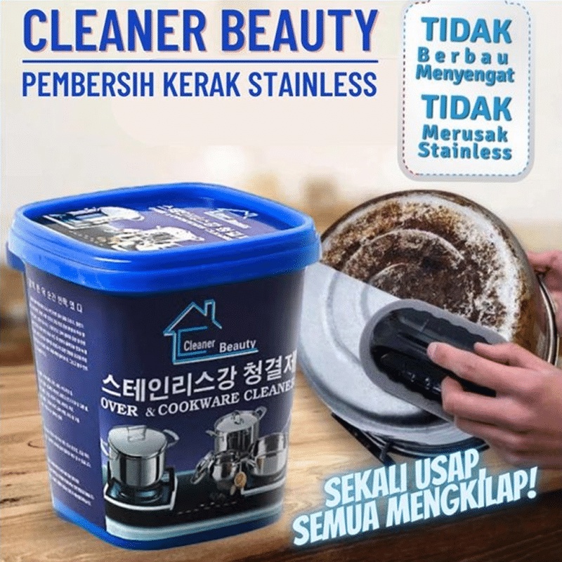 ANG KRIM PEMBERSIH KERAK PANCI ISI 500GR / CLEANER BEAUTY KOREA / PENGHILANG NODA GOSONG KERAK