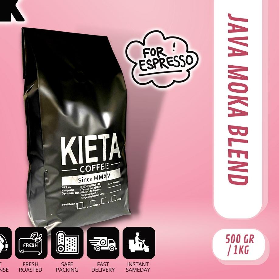 

◌ 1kg Biji Kopi Java Moka Espresso Blend 65/35 ♔