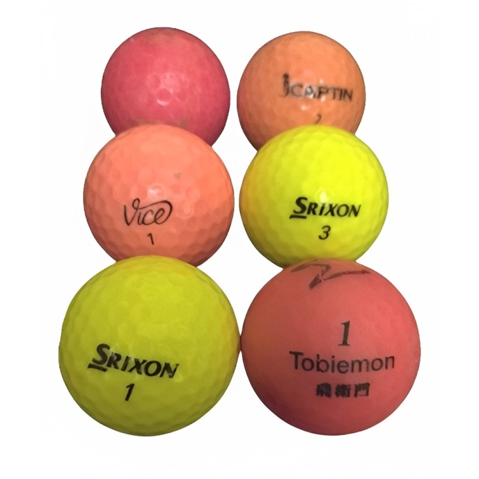 Bola Golf Bola Golf Bekas Bola Golf Bekas Warna Bola Golf Grade B Isi 6 Pcs