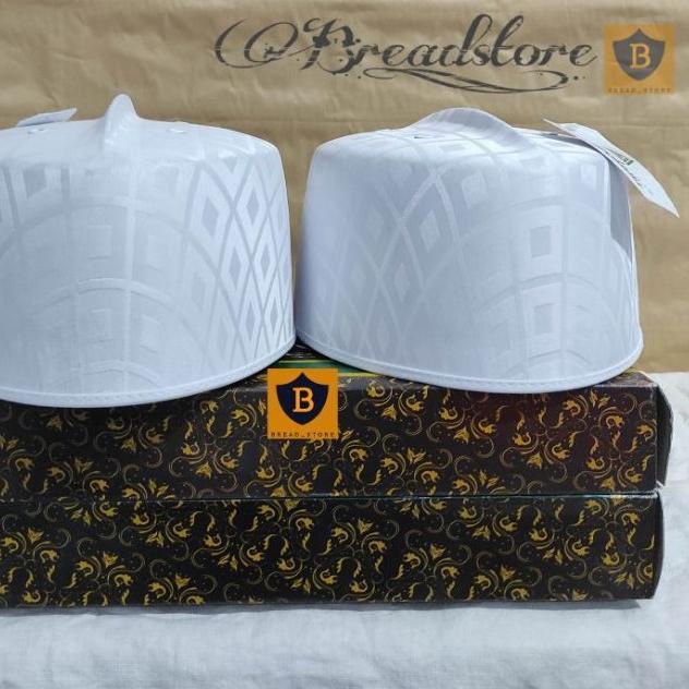 ♟ MURAH  PECI PRIA MODEL TERBARU PECI TURKI SONGKOK KOPIAH MALAYSIA ASAGOFAH PUTIH MOTIF BISA COD ✈