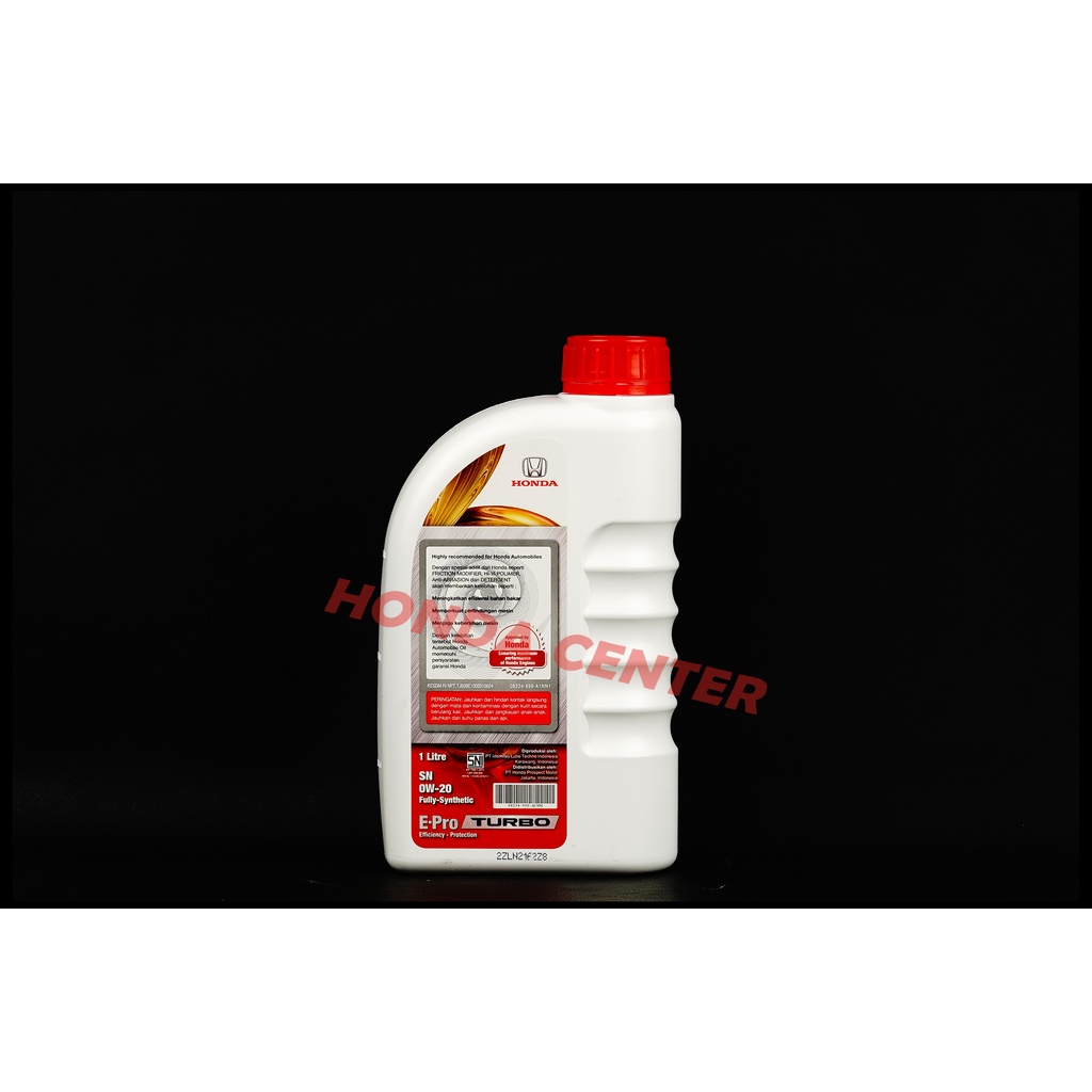 oli oil mesin engine e-pro turbo sn 0w-20 1L full syintetic mobil honda 100% original honda