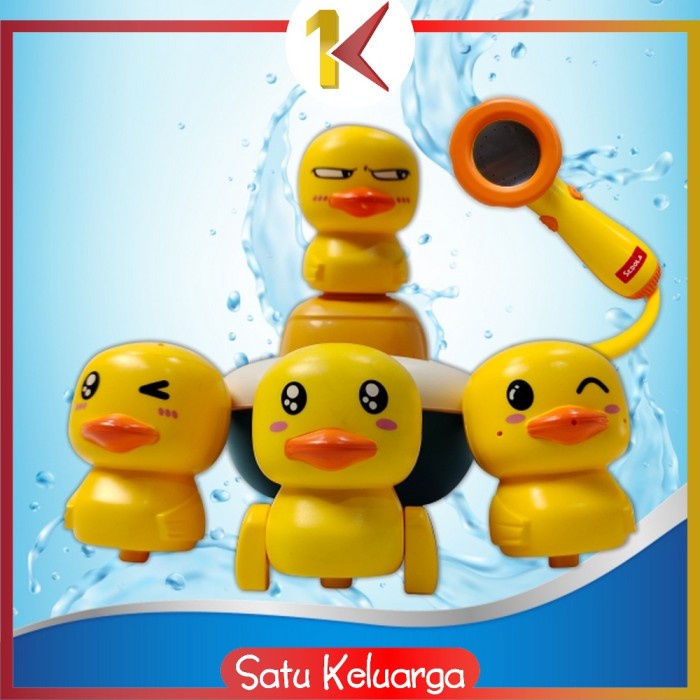 Terlaris Sk-M248 M249 Bebek Mainan Mandi Bayi Mainan Anak Balita Semprotan