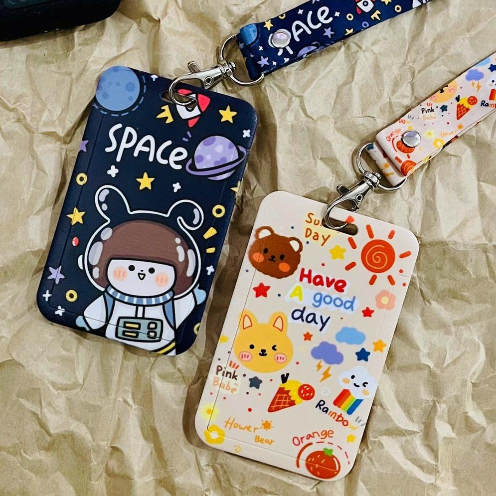 

4.4 Promo Brand ID CARD HOLDER MOTIF KAWAII ASTRONOUT TEMPAT KARTU BEBEK BUNGA