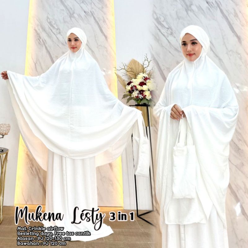 NEW MUKENA VIRAL MUKENA LESTY 3in1 MUKENA TERLARIS