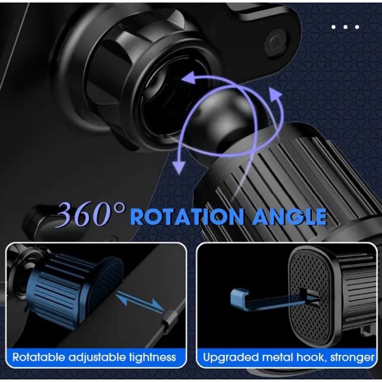 ￼VIBOX Phone Holder Mobil CH-62 HP Ventilasi Ac Mobil Universal pasang AC mobil stand handphone Alat penyangga hp tempat dudukan hape BY SMOLL