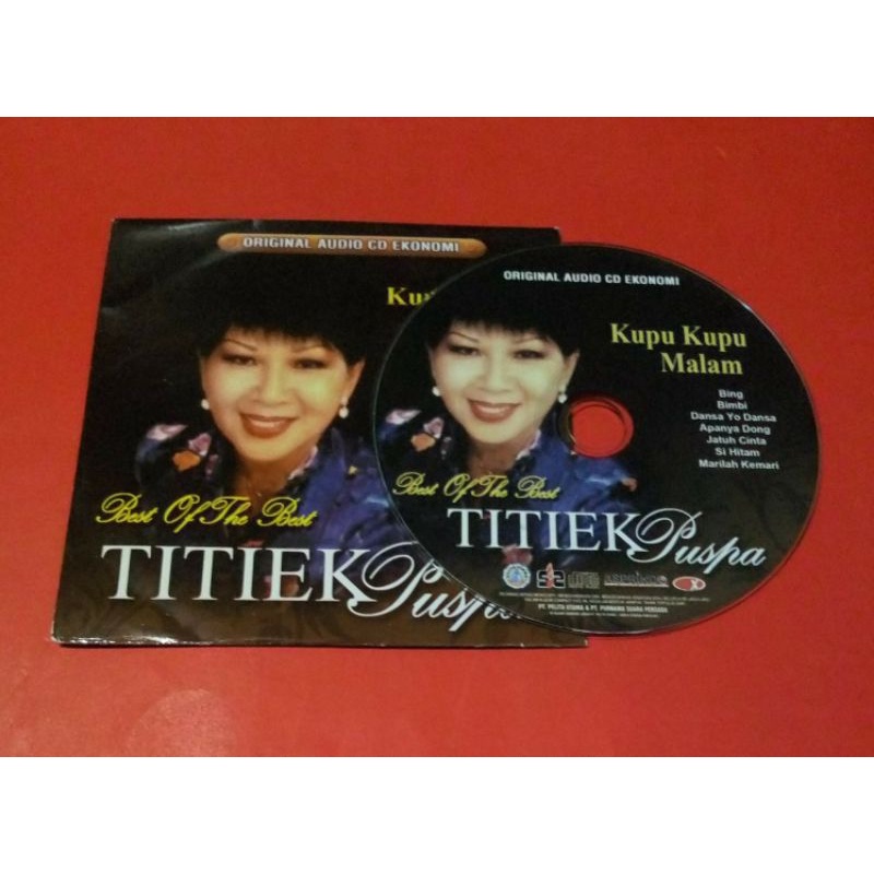kaset CD musik TITIEK Puspa Best Of The Best