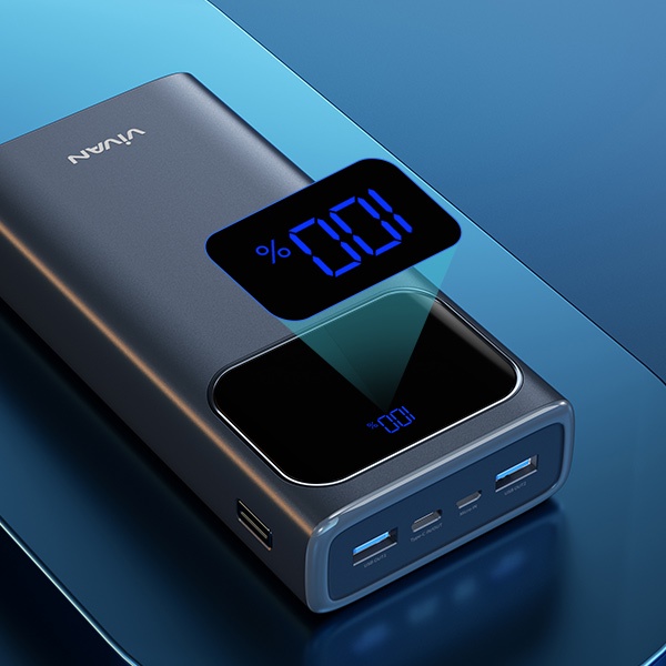 Vivan Power Bank VPB-C20 Powerbank 20000mAh 3 Output Fast Charging 22.5W PD QC 3.0 Support VOOC Garansi Original