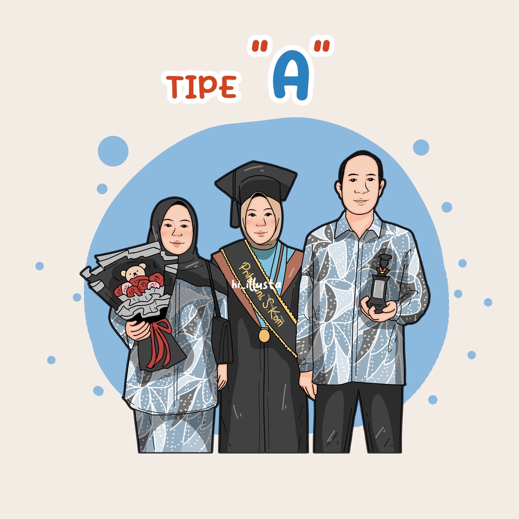 Jasa Ilustrasi TIPE A 1 JAM JADI MIR IP Digital  / ilustrasi /design/ fanart / softcopy