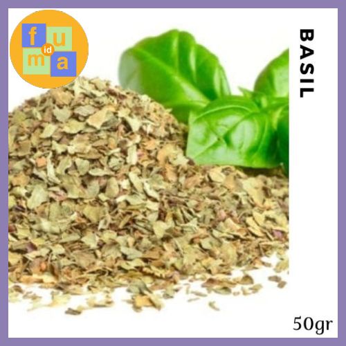 Basil Leaves 50gr / Basil kering / Dried Basil Leaves / Daun Kering / Rempah / Bumbu Dapur