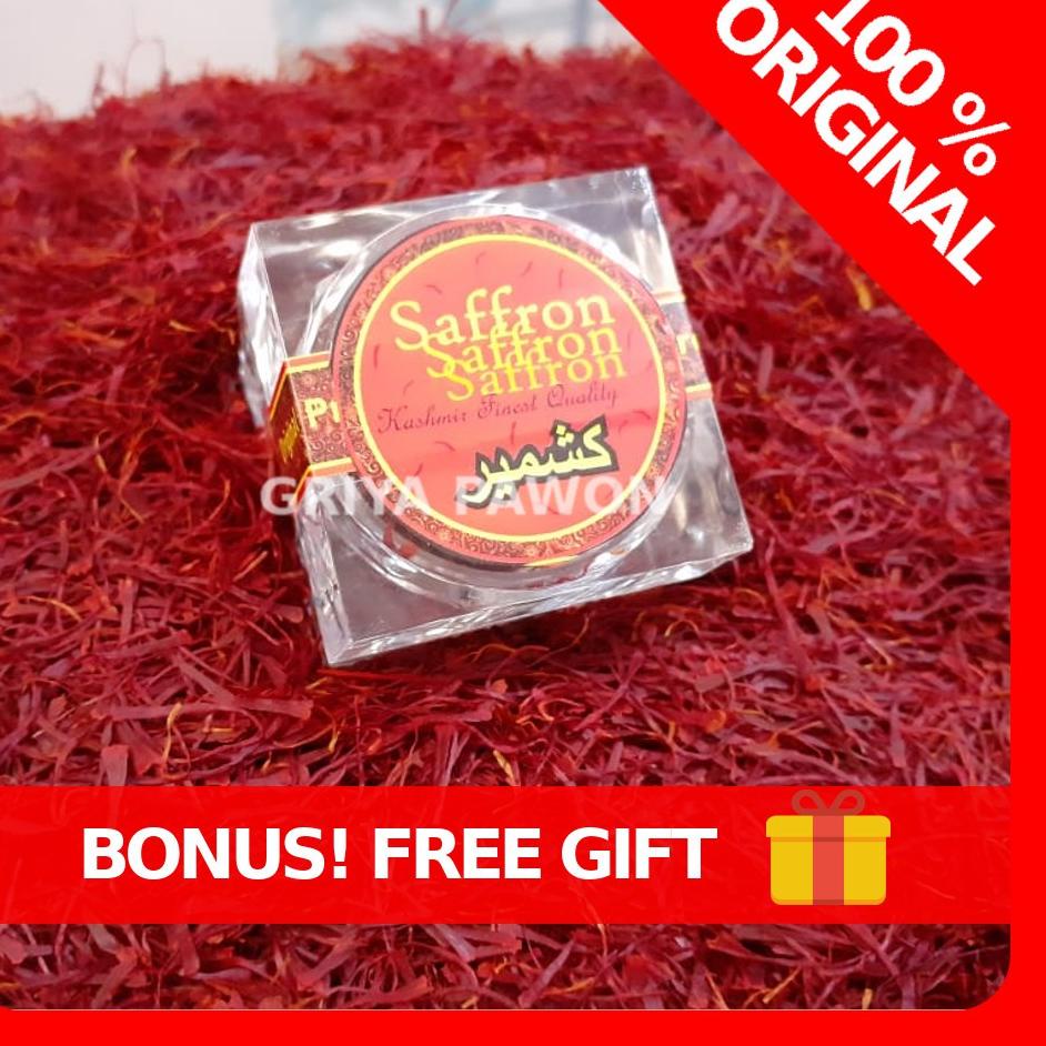 

❀ Saffron Kashmir Original | Safron Kashmir Premium 1gr 0,5gr 0,25gr PROMO COD GRATIS ONGKIR ☞