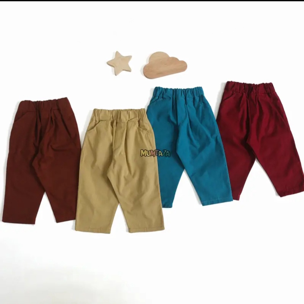 Celana Chino Anak Tebal Halus Pendek &amp; Panjang - Chino Pants Anak Unisex - Celana Panjang - Celana Pendek