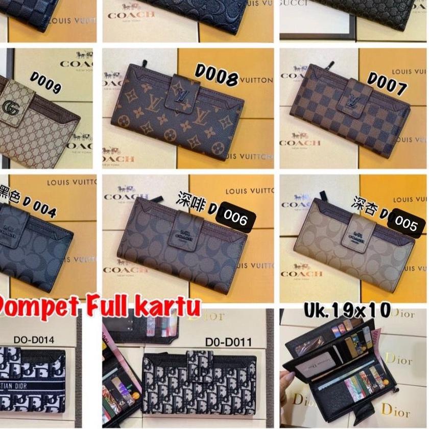 QualityControl⭐✔️-DOMPET COACH EMBOSS ( KUALITAS PREMIUM ) ADA BOX DOMPET LIDAH PANJANG IMPOR LIPAT 