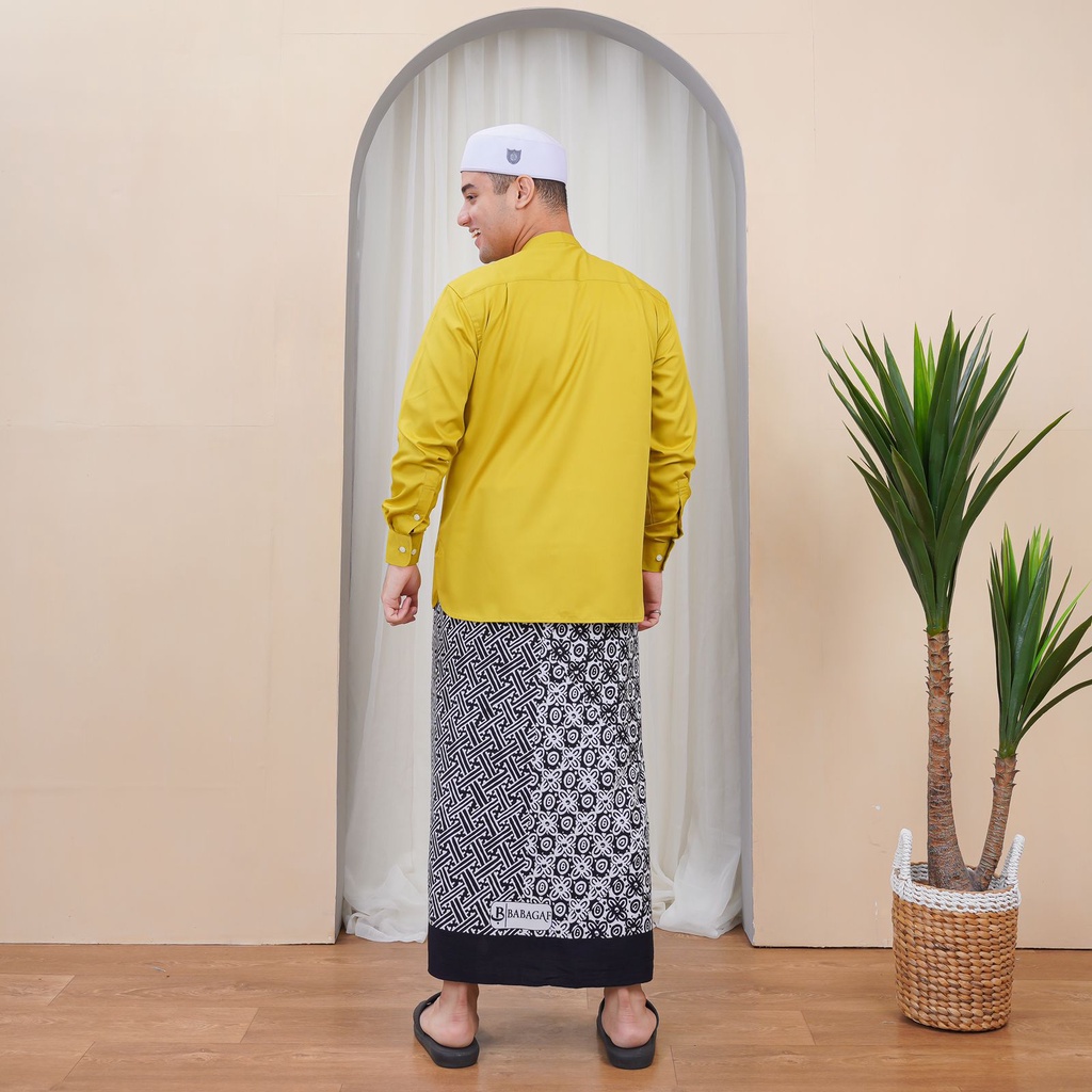 Sarung Goyor Batik Babagaf Motif PG Rayon Premium Sarung Pria Dewasa Santri