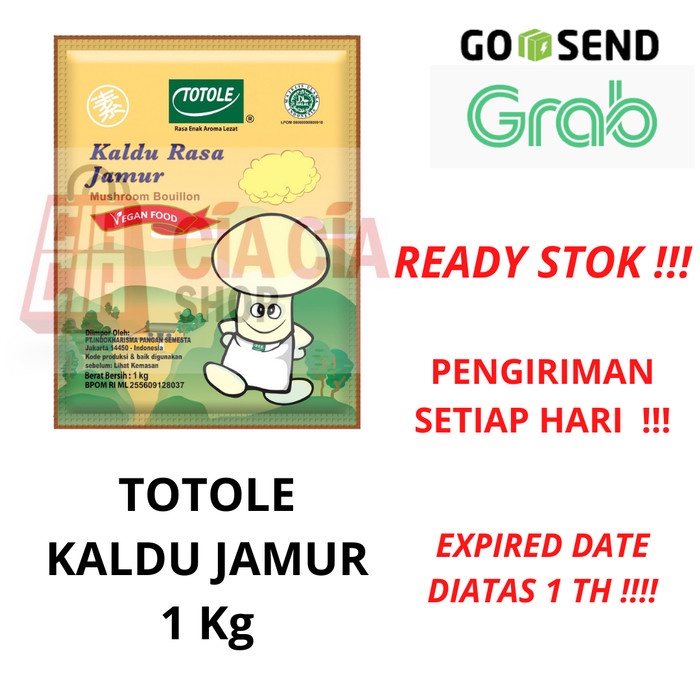 

Totole Kaldu Jamur 1kg Halal MUI Bumbu Totole Rasa Jamur 1000 gram